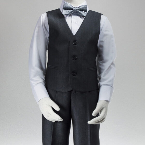 Metallic navy suit