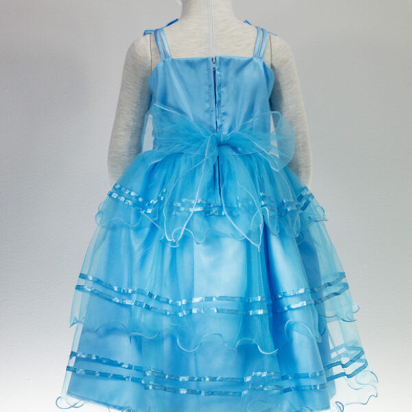 Spaghetti strap, rose bodice, 3 tier dress